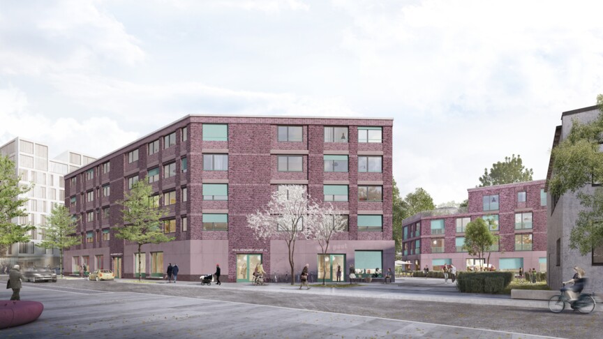 Entwurf des Bauprojekts Nusselstraße