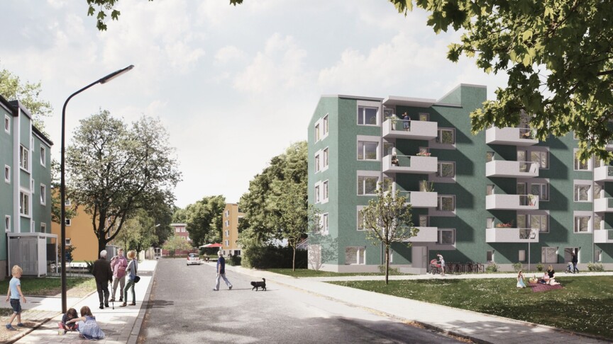 Ansicht Bauprojekt Alte Heimat