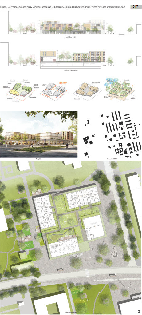 Übersichtsseite 2 Wettbewerb Wiesentfelser Strasse zweiter Preis 1017