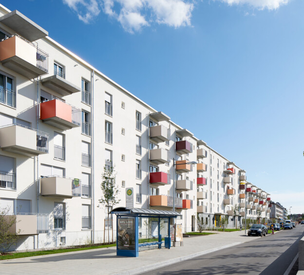 GWG-Wohnanlage Garmischer Straße im Stadtteil Sendling-Westpark