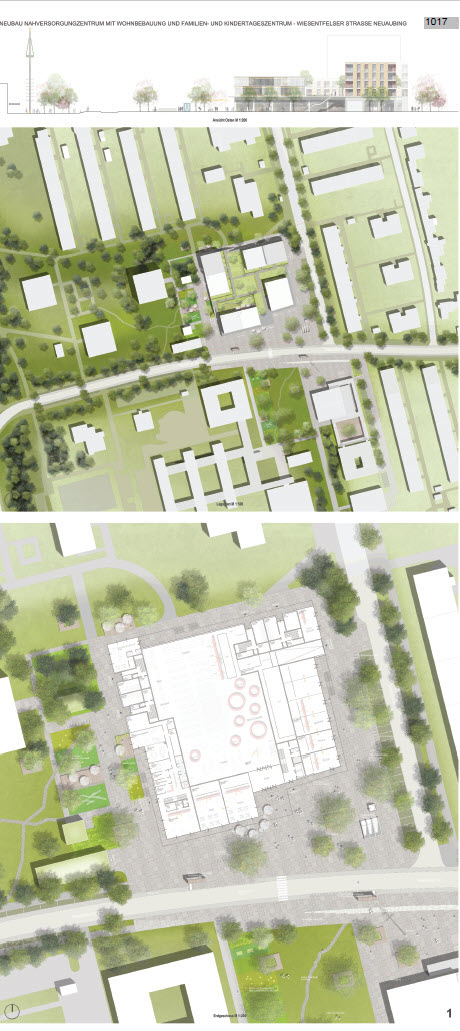 Übersichtsseite 1 Wettbewerb Wiesentfelser Strasse zweiter Preis 1017