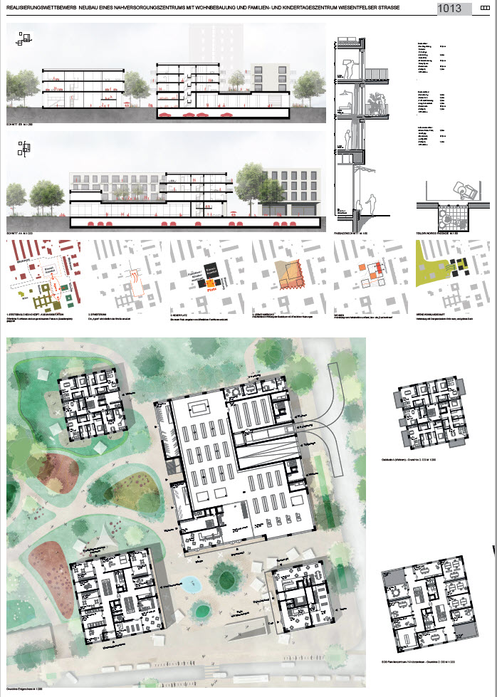 Übersichtsseite 2 Wettbewerb Wiesentfelser Strasse erster Preis 1013