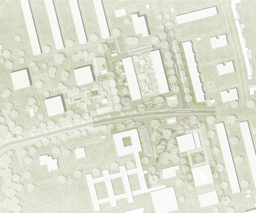 Lageplan Wettbewerb Wiesentfelser Strasse zweiter Rundgang 1016