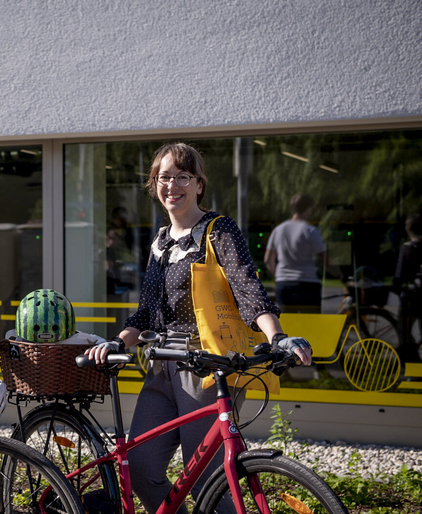 Frau Drewing ist Patin unserer ersten Mobilitätsstation in Ramersdorf.